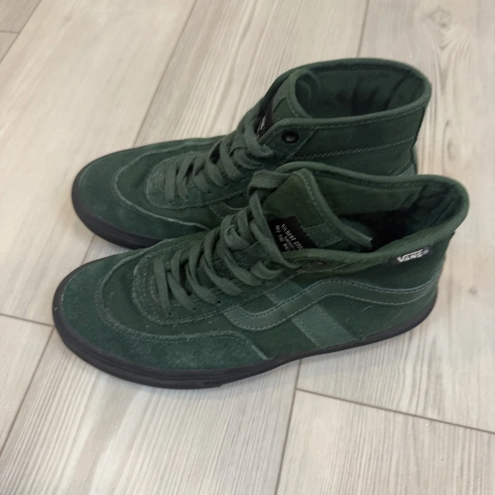 Vans Gilbert‎ Crockett Pro Shoes Men 7 / Women's 8.5 US Hunter Green High Top